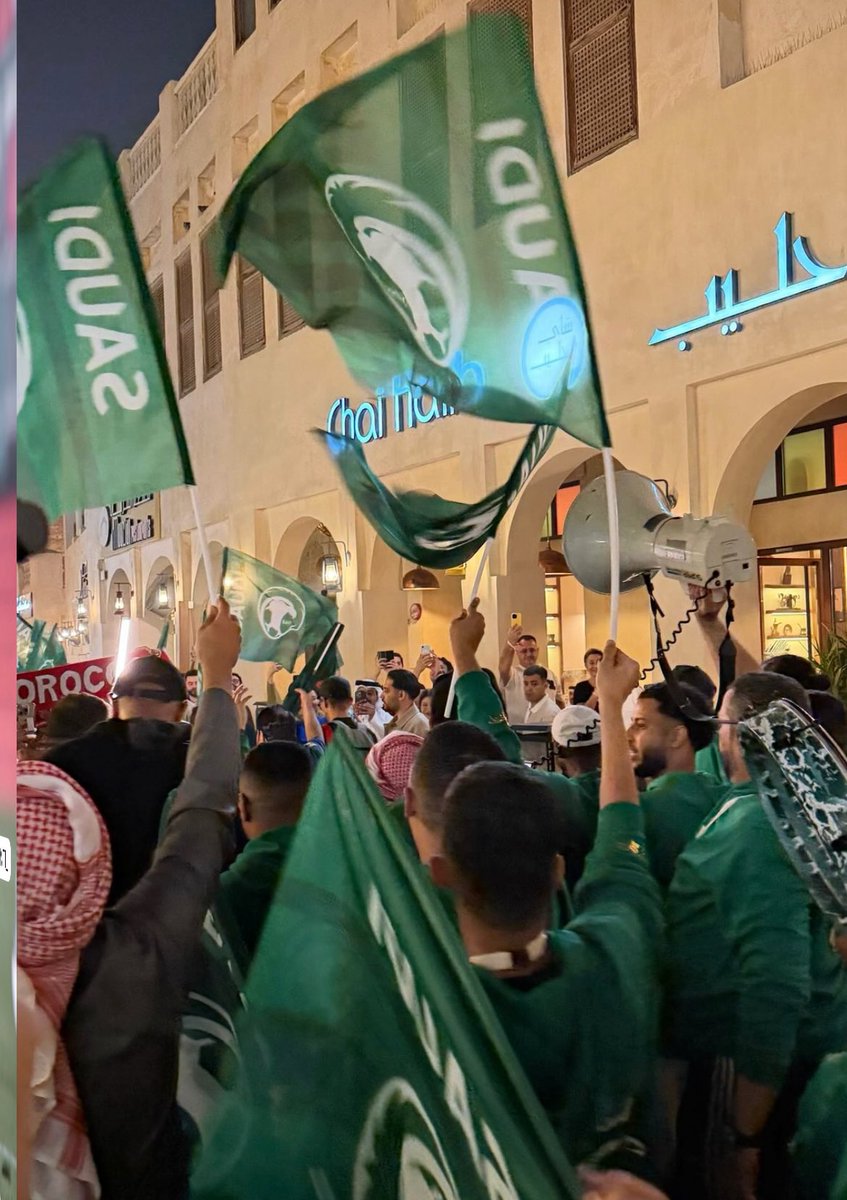 الجماهير السعودية في سوق واقف 😱💚💚