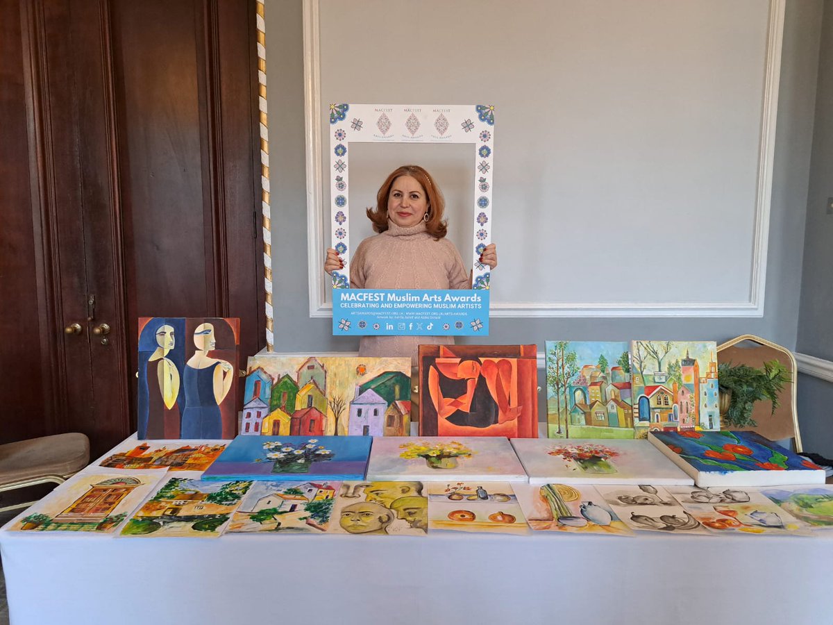 MACFESTUK's tweet photo. Celebrating #creativity and #culture at the @MACFESTUK Arts Award Ceremony at #ManchesterHall!
It was an inspiring showcase of talent and artistry.
@QaisraShahraz @mwartfoundation @samirmmalik @SalfordUni #MACFEST2025 #ArtsAward #MuslimArt #Creativity #ArtExhibition https://t.co/R6C9W6YGWb