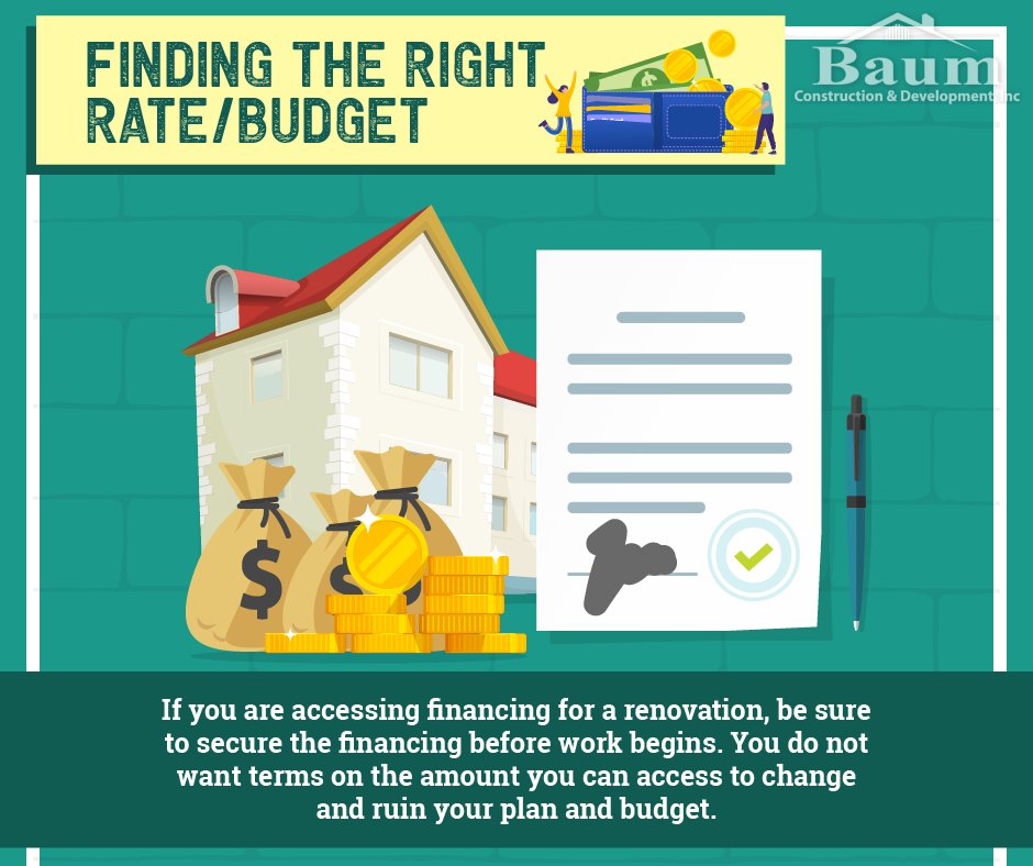 BaumConstruct's tweet image. Finding The Right Budget - Think &quot;Get Financing First&quot;. Check-out sbee.link/ngabexfqjy Tag someone who&apos;s thinking of remodeling. #generalcontractor #homeremodeling #homerenovation #longbeachca