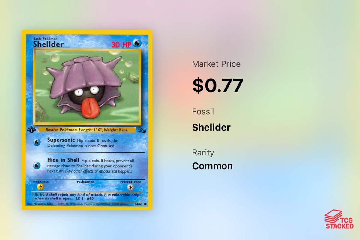 TCGStacked's tweet image. Day 90 - Here are some of the top Shellder cards in all of Pokemon. 

If I missed your favorite Shellder card, let me know in the comment&apos;s!