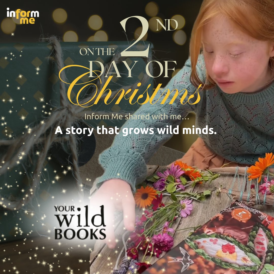 iam_informed's tweet image. 🎶 On the second day of Christmas, Inform Me shared with me… a story that grows wild minds.
Your Wild Books turns nature into a classroom — sparking creativity, focus, and connection with the world beyond the screen. Use our code IAMINFORMED on our link below  →…