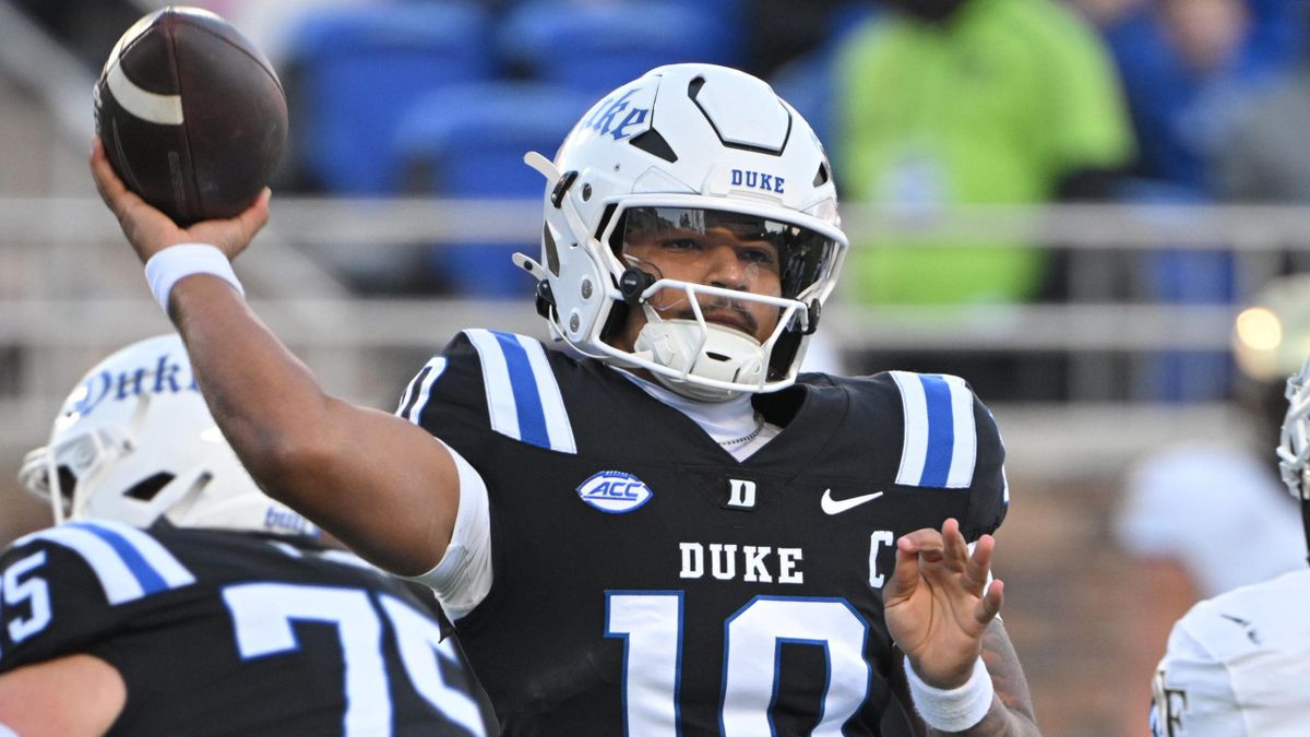 Expectations were high for Duke QB Darian Mensah, but after breaking the school's passing TD record, it's seems he's exceeded those expectations. dukewire.usatoday.com/story/sports/c…