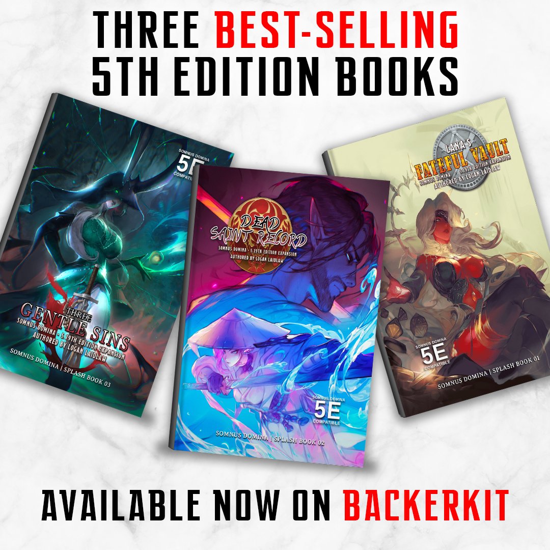 TheAzureCrow's tweet image. backerkit.com/c/projects/nat… Our Backerkit campaign for the 2025 splash books is now active! Get in while you can to order these splash books!