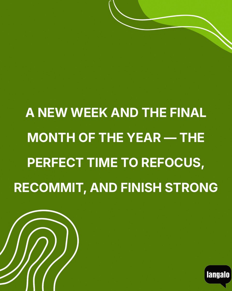 langaloinc's tweet image. Every conversation we support, every barrier we remove, and every voice we amplify brings us closer to a more inclusive and connected world.

Here’s to ending the year with purpose, impact, and connection one conversation at a time.
#MondayMotivation #LanguageAccess