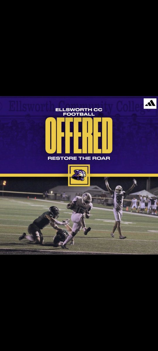 ParkerMandelky's tweet image. Blessed to receive my 6th offer from @Ellsworth_CC_FB, thank you endlessly to @CoachGibo and the coaching staff for taking a shot on me! 💯💯💪💪