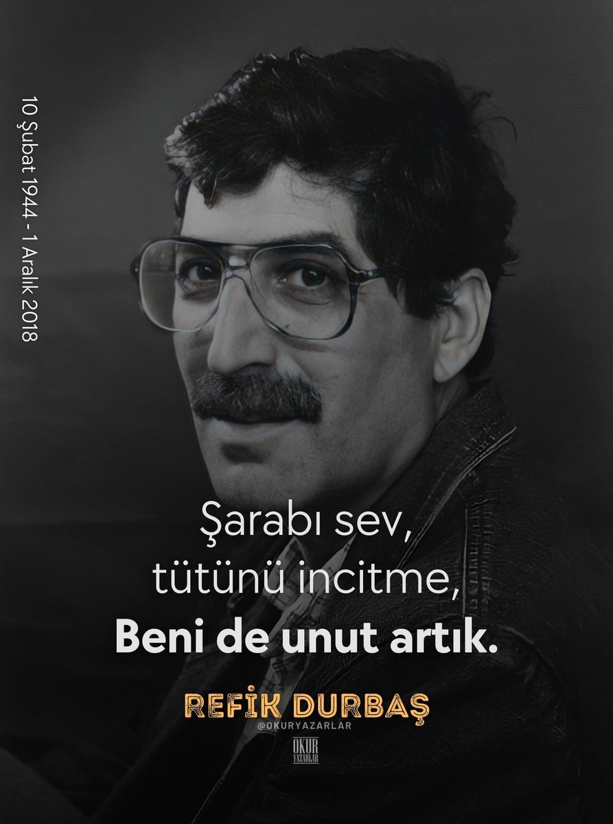 İkinci Yeni esintisi ile başladığı şiir yaşamı, zamanla toplumcu yönelim kazanan şair Refik Durbaş'ı aramızdan ayrılışının 7. yılında saygıyla anıyoruz.