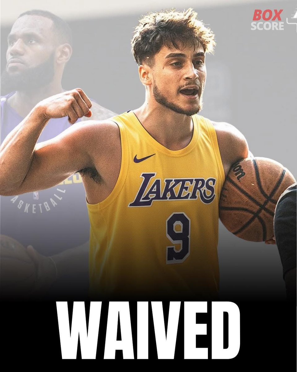 Hoopss's tweet photo. Two days after the Lakers acquired Matt Kiatipis, they waived him due to an attitude problem.
• Matt was throwing a ball at his teammates' heads during practice and trash-talking them.
• He also once told Austin Reaves to fight him one-on-one. https://t.co/4olPYE9Qo9