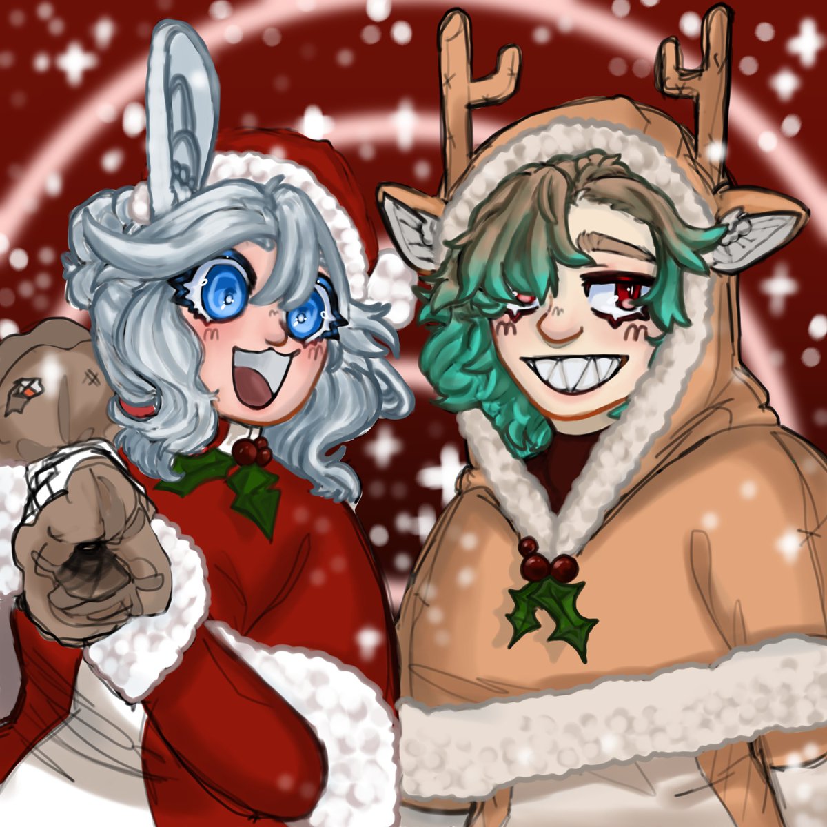 o a
we're back <a href="/NagiothArt/">Nagi 🐰Comms Open🐰</a> 
#persona #ocart #pfp