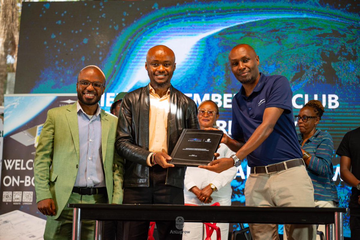 It was a great pleasure witnessing the signing of a monumental MoU between <a href="/Antugrow/">Antugrow</a>, and <a href="/STARVISION_cn/">STAR.VISION Aerospace</a> on the sidelines of the inaugural Wangari Maathai Hackathon!

This milestone allows Antugrow to support more farmers in Africa with precise AI powered satellite data to farm
