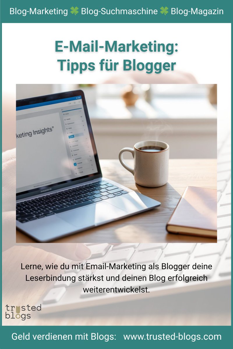 trustedblogs's tweet image. E-Mail-Marketing Tipps für Blogger:

👉 trusted-blogs.com/rec/e-mail-mar…

Stärke mit #Email #Marketing deine Leserbindung und entwickle deinen Blog weiter.

Wir empfehlen deinen #Blog 🙌
Kostenlos anmelden: trusted-blogs.com/blogger