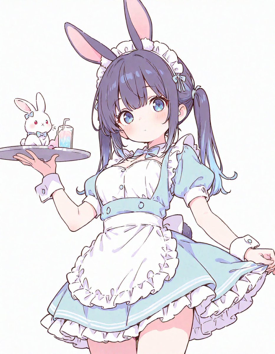 ❤︎あお❤︎様★専用ページです。 おはようございます🐰 今日もよろしくお願いします🐰🐇 #AIイラスト #AIart