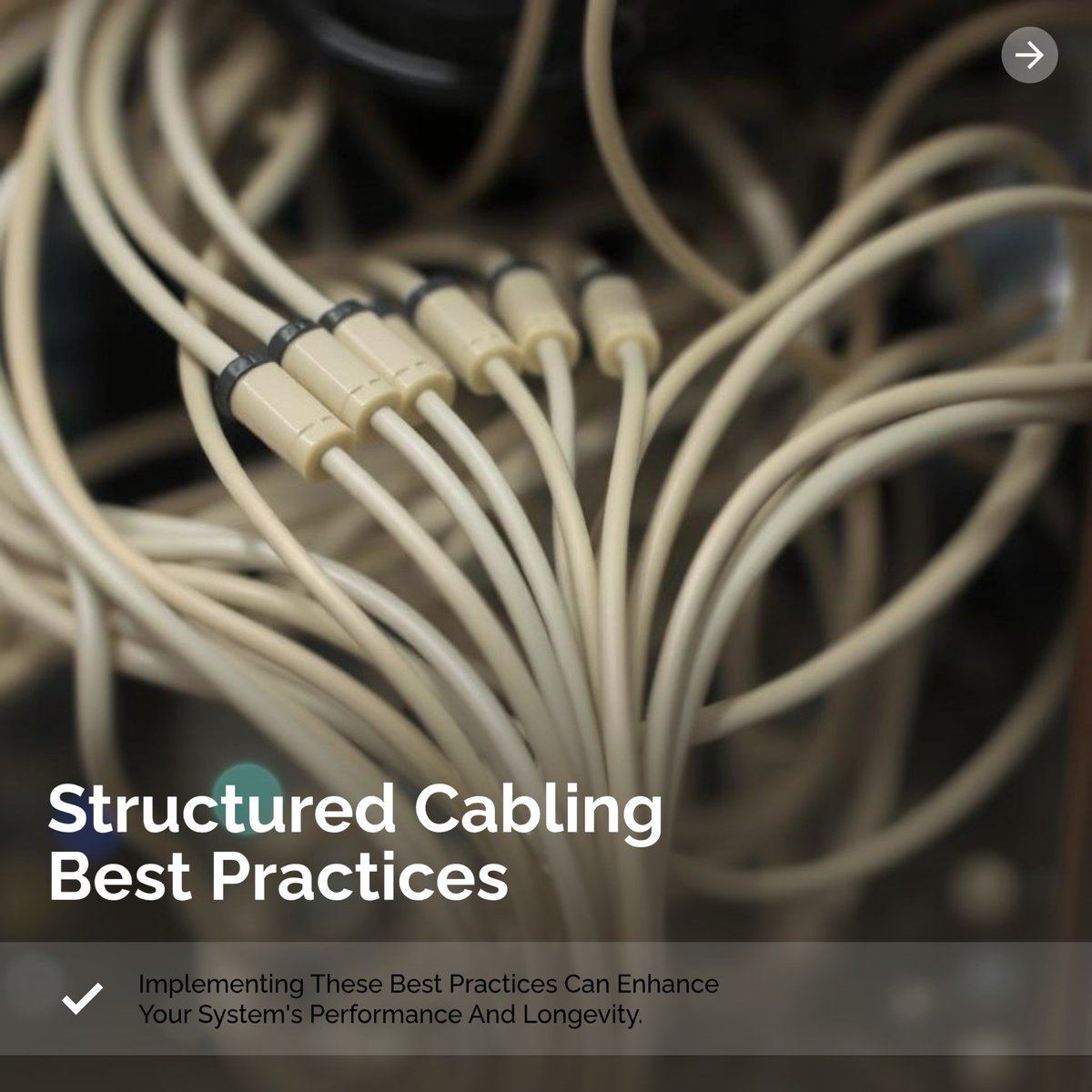 mytekpros's tweet image. Avoid common structured cabling mistakes by following best practices for optimal performance! 📡💡

#mytekpros #Surveillancesystem #computernetworks #ITservices #lowvoltage #securitysystems #technologyaudits #structurecabling #managedit