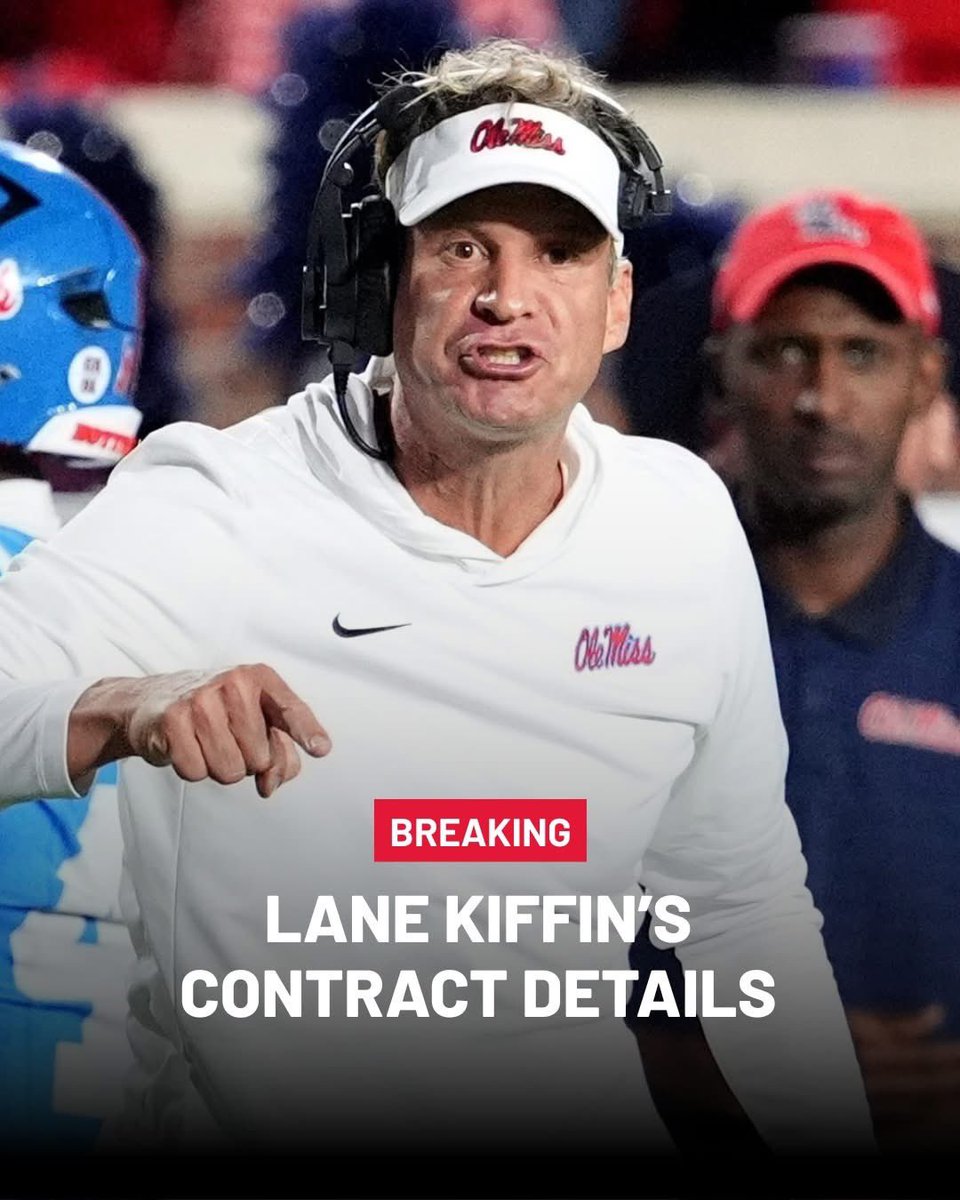 Ole  Miss coach Lane Kiffin’s LSU contract.

The seven-year deal includes $13M per year, huge CFP bonuses, private jet time, buyout protections, and even coverage for his Oxford home sale.

I swear money has destroyed college sports now we shop for the highest bidder for college