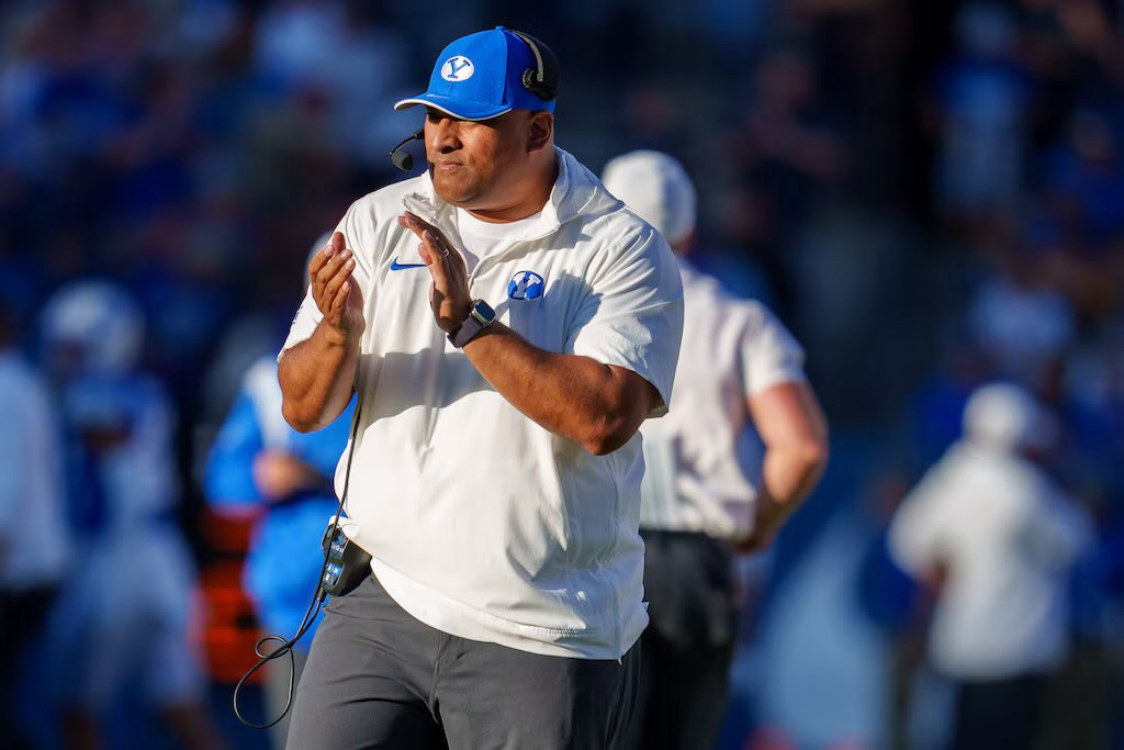 PSU_Dylan's tweet image. Penn State&apos;s offer currently on the table for BYU&apos;s Kalani Sitake is rumored to be in the 6 year, $11m per year range.