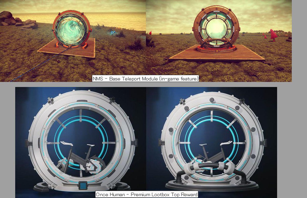 Hey <a href="/NoMansSky/">Sean Murray</a> <a href="/hellogames/">Hello Games</a>  are you aware that <a href="/OnceHuman_/">Once Human</a>  is selling your teams assets in game? <a href="/Gothalion/">Gothalion</a> 

reddit.com/r/NoMansSkyThe…