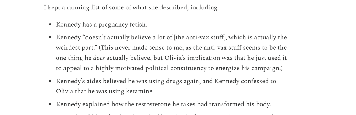 This would have been nice to know last year about our current Secretary of Health and Human Services.