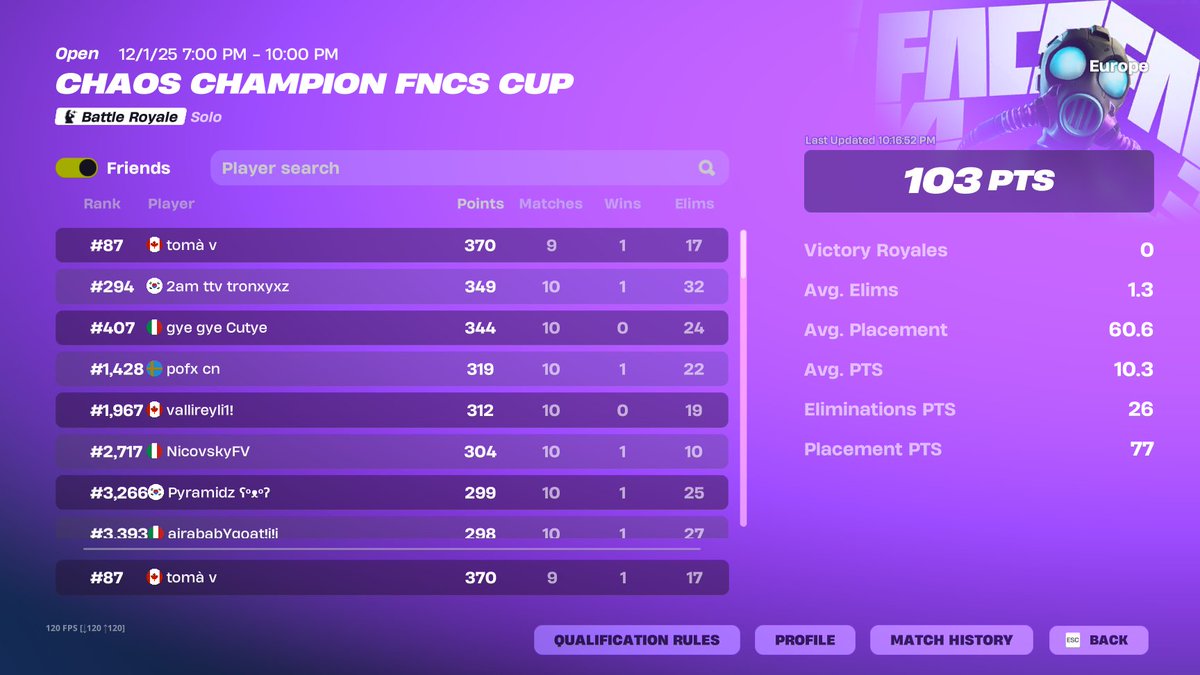 only 1st lobby 🥇 I'm too strong