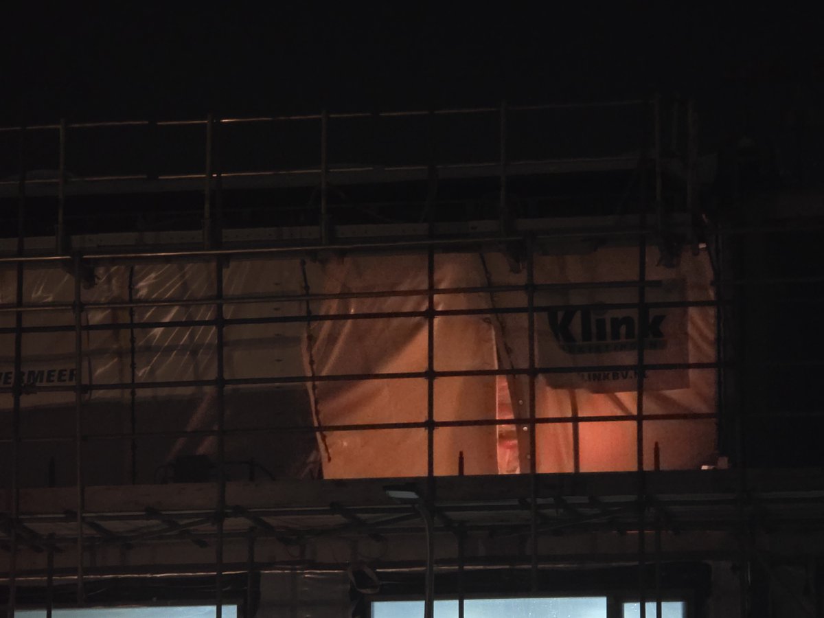 Warmte kanon zorgt voor melding binnenbrand