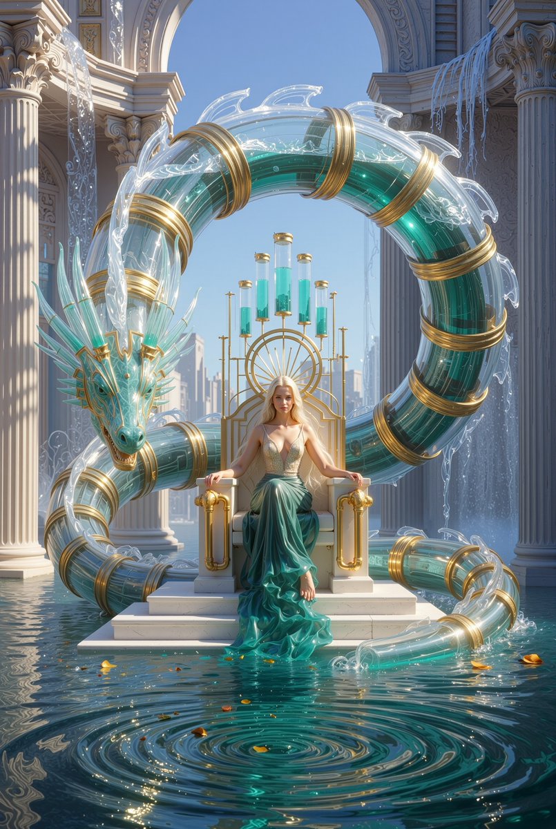A Hydro-Punk Majesty: The Throne of Glass and Water