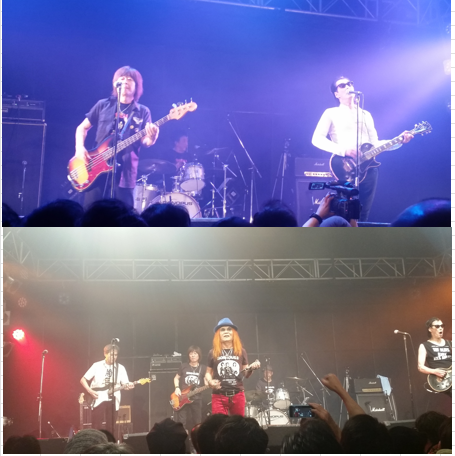 2019_flag's tweet image. ちょうど10年前の11/28は #シーナ バースディ記念ライブ HAPPY RETURNS！ #シーナアンドロケッツ、#サンハウス が開催。
①シーナと #鮎川誠 さんの特大垂れ幕。
②#シナロケと #サンハウス
③④蛇の王様( #菊 #柴山俊之 さん)
#奈良敏博 さん #鬼平 (#坂田紳一)さん
#篠山哲雄 さんのソロの見せ場！