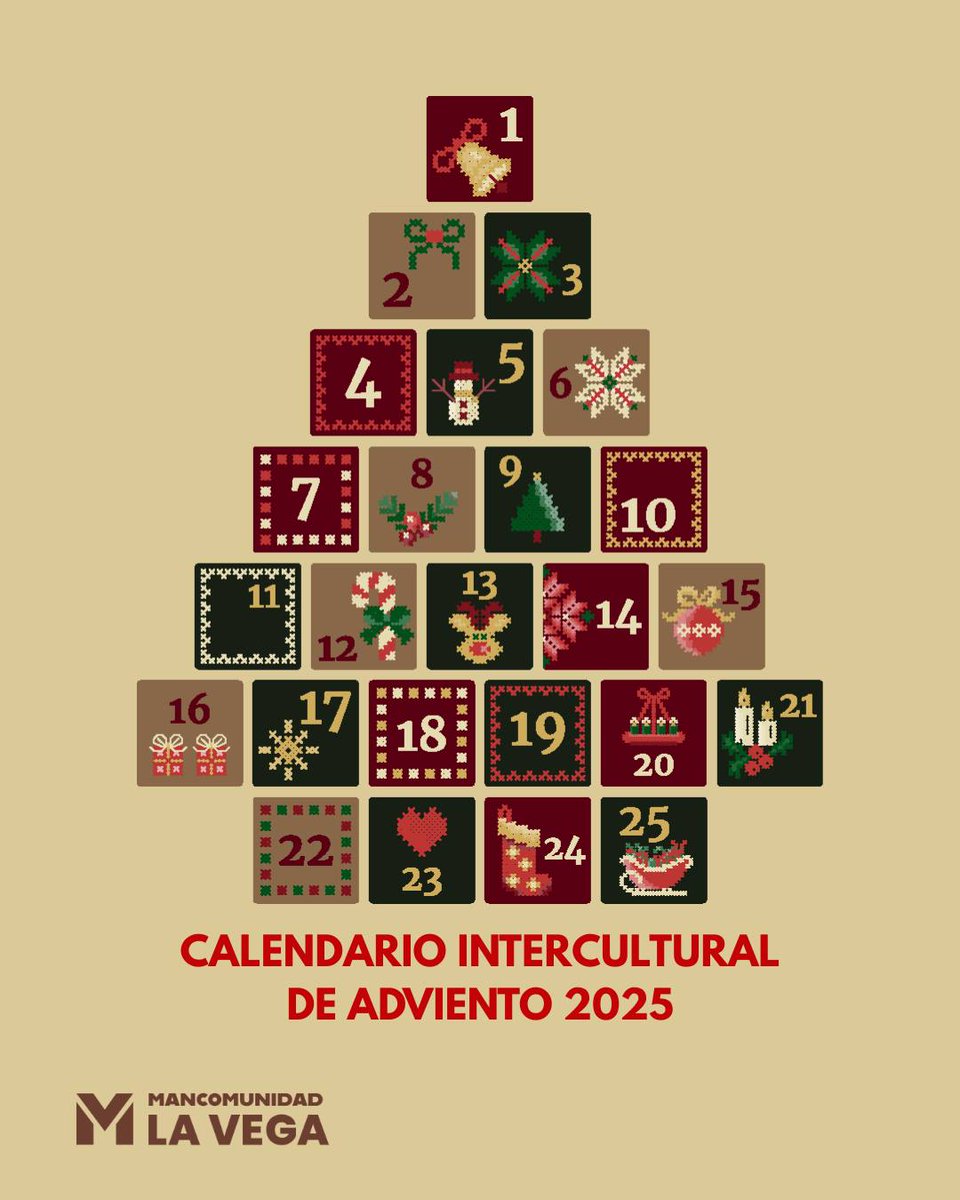 Hoy comenzamos el Calendario Intercultural de Adviento 2025! Desde la Oficina Pangea MLV, compartiremos cada día hasta Nochebuena una nueva tradición, fiesta o costumbre de la mano de personas de distintas culturas que han participado en este proyecto, no te pierdas este viaje.🌎