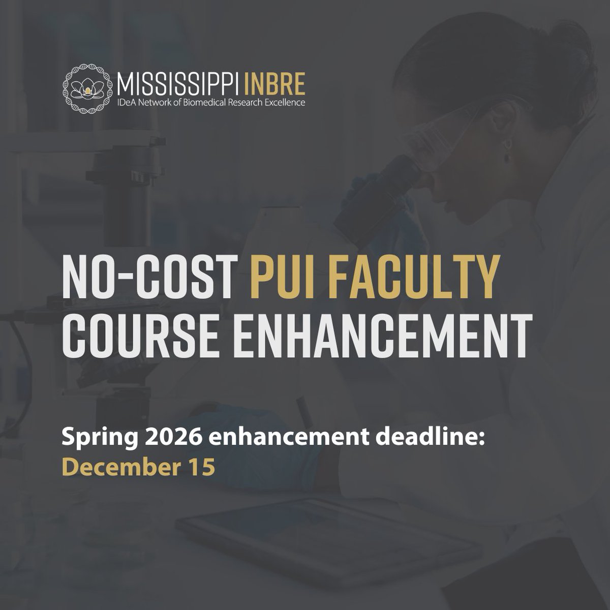 Final call! Apply for spring 2026 curriculum enhancement using our online course modules by Monday, December 15.

Apply now: msinbre.org/course-modules/