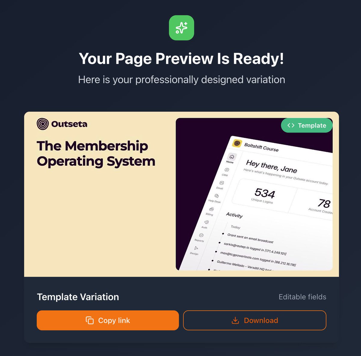 RaulOnRails's tweet image. ✨ New in OG Pilot: granular image refinement

- upload a custom logo
- rewrite the title/description
- change background/text colors
- upload a custom showcase image

Will record a demo video too these days to show the entire flow.