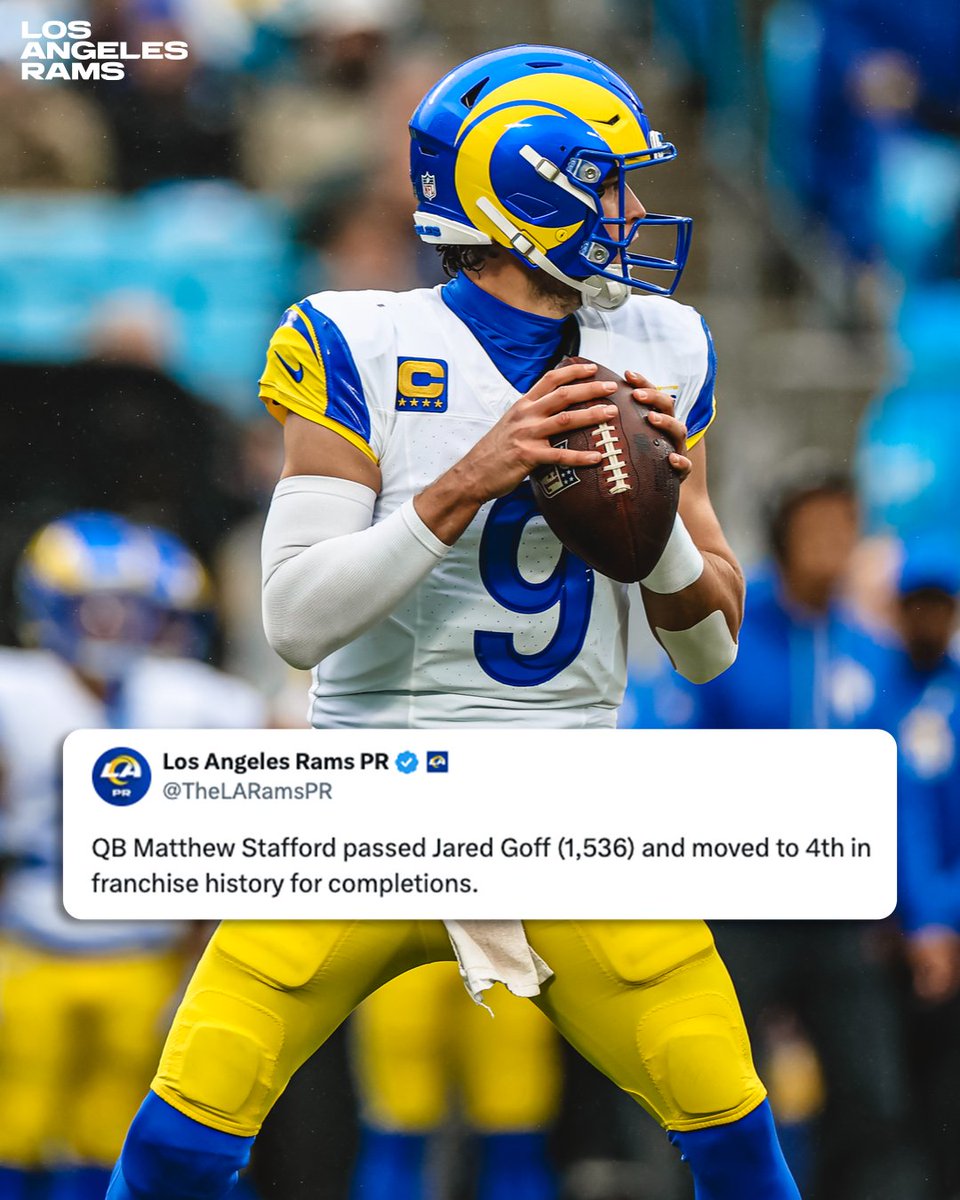 RamsNFL's tweet image. Complete QB. 😮‍💨