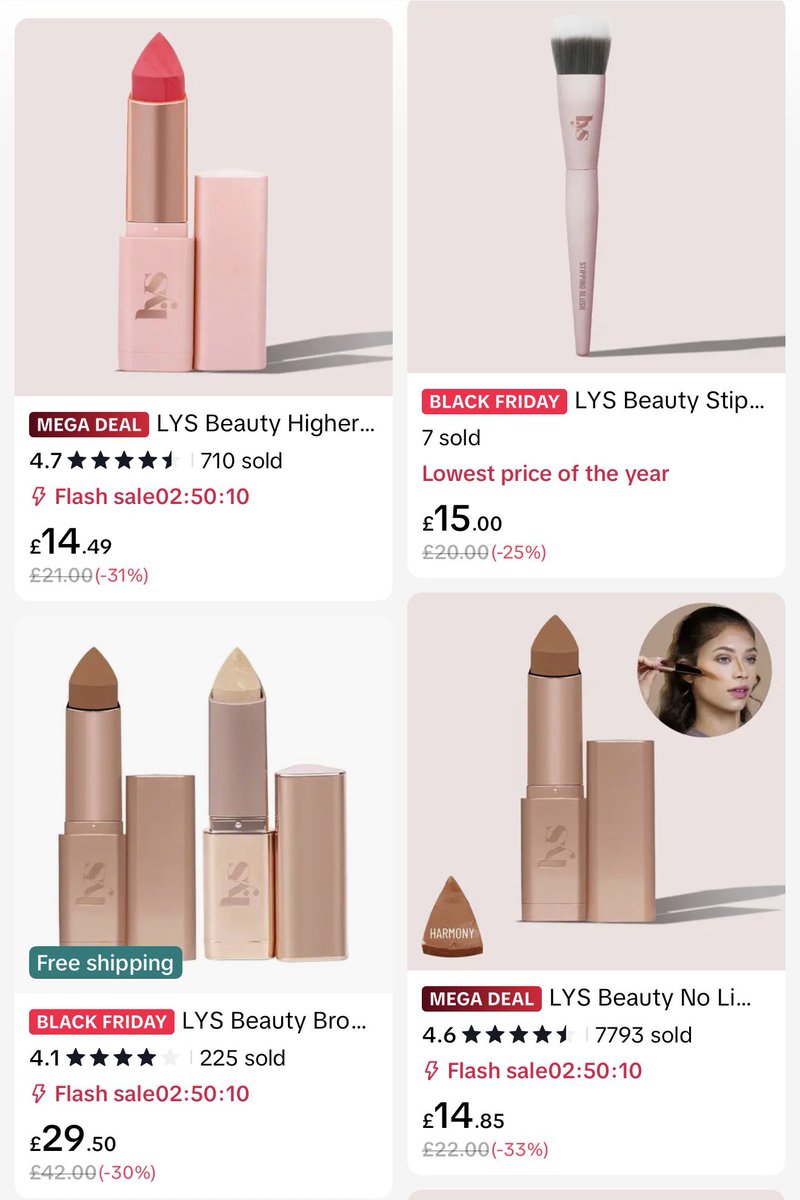 BSupport73's tweet photo. #Discounts on my #TTShop are #FlyingOut go over #To #MyShop on brandsupport62_ & try #NewMakeup #NewProducts #NewBrands #NeedToTry #TheBrand #TB #LYSBeauty #Loveyourself #Beauty #TiktokShopUK they have a #UK #Account #Aswell #Brushes #CreamBronzer #CreamBlush #CB & #More #fyp https://t.co/hQVjMANgJ0