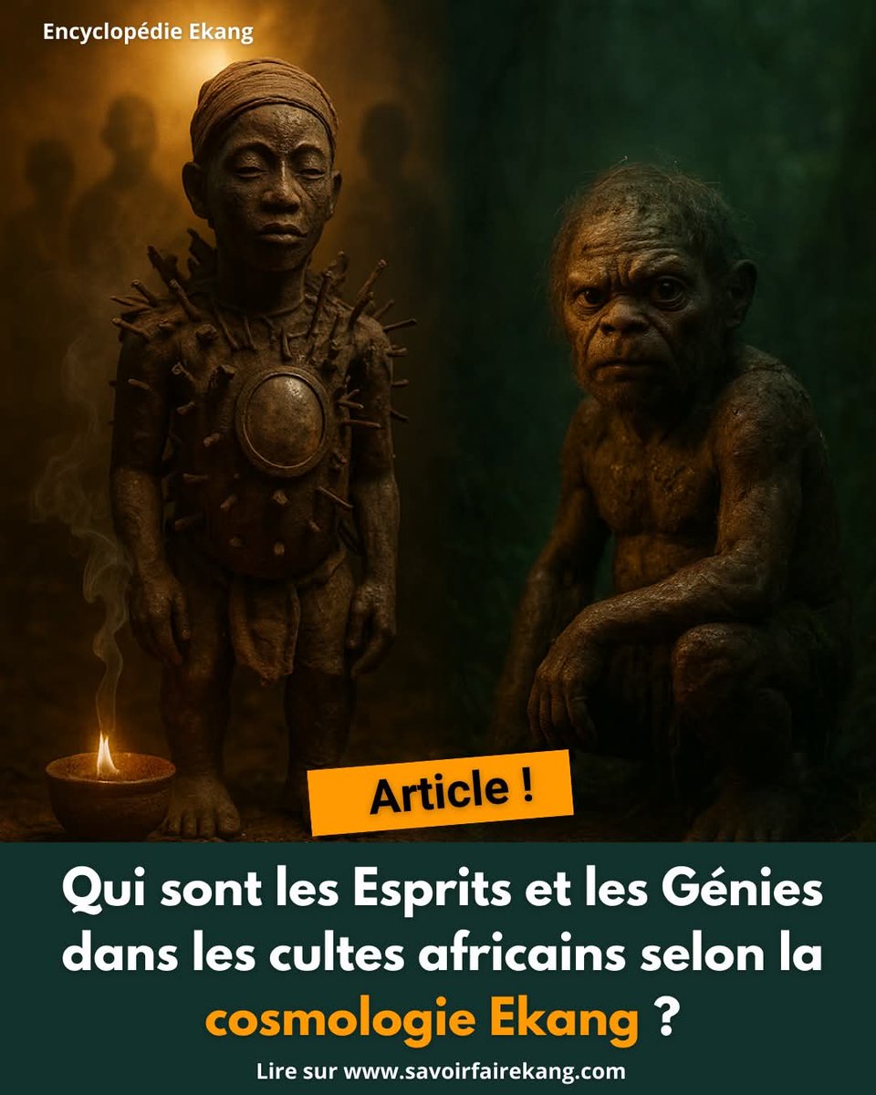 #ARTICLE 🔔 Qui sont les Esprits (#Minsissim) et les Génies (#Minkuk) dans les cultes africains selon la 𝗰𝗼𝘀𝗺𝗼𝗹𝗼𝗴𝗶𝗲 𝗘𝗸𝗮𝗻𝗴 ?

🔗Découvrez l'article en cliquant ici 👇
savoirfairekang.com/cosmologie-eka…