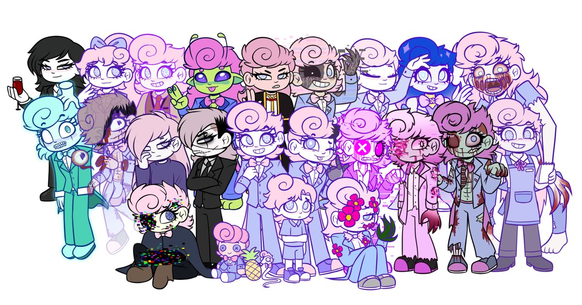 LavenderAnimate's tweet image. BLOOD WARNING!

Man I love these designs so much!

Prince Harvey: @AnimationJaclyn 
Coffee Harvey: @SabRandomDraws 
Noir Harvey: Me
Analog Harvey: @love_true56280 
Harley Harlington: @sohekun 

#harveyharvington #bloodmoneygame #AU