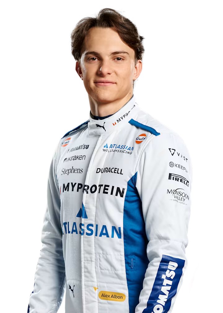 oscroissants's tweet image. lost it enough that i edited osc into a williams uniform,,, are we seeing the vision