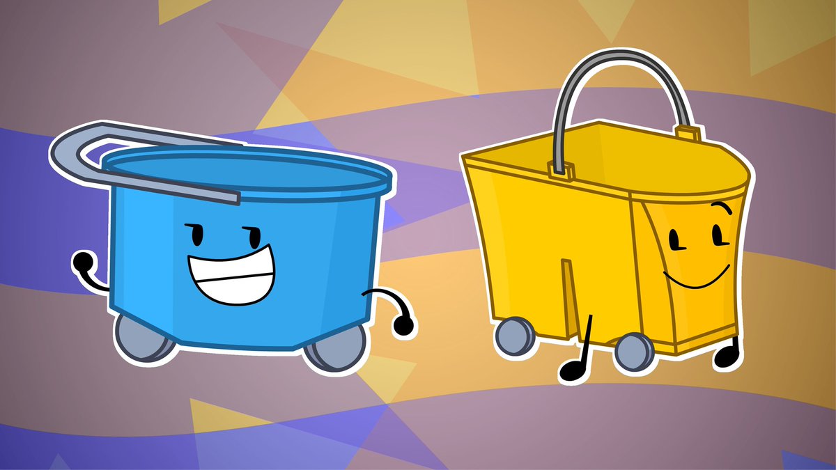 Bucketverse's tweet image. 20 Quart Blue Bucket On Wheels and Mop Bucket!

#osc #objectshow #objectshowcommunity #objectshows #objectshowfanart