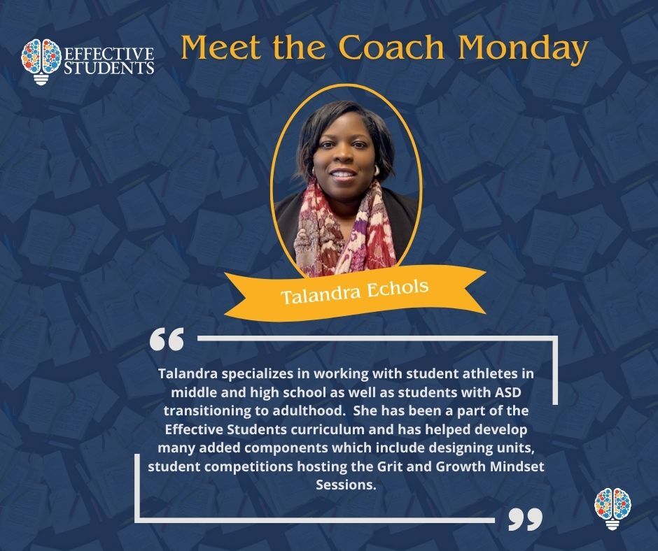 EffectivStudent's tweet image. Talandra&apos;s experience as an innovator coupled with relatability to students enables her to lead them in solving the challenges they face academically, helping them develop confidence to self-advocate and direct their own learning.
#academiccoach #studyskills #adhdcoach