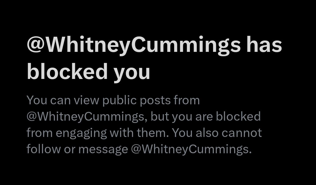 That's not a nice response to someone congratulating you on your success