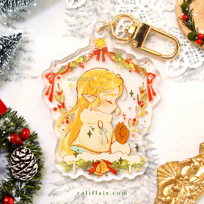 ゼルダ姫 「wintry zelink they turned out super cozy」|cali🔅Pinclubのイラスト