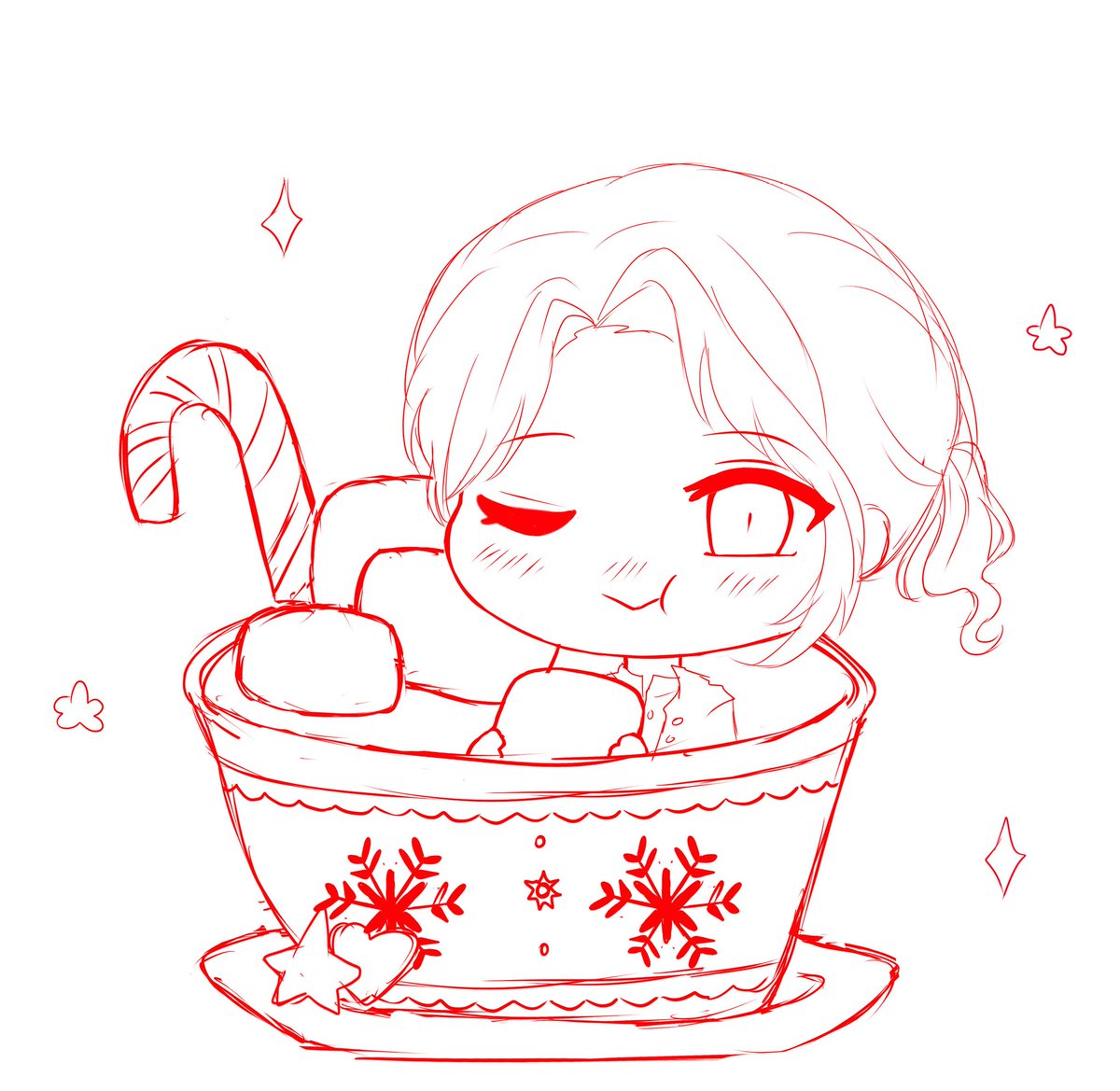 Working on the ych ❄️✨
#illustration #art #digitalart #illust  #artistsupport #christmasych #ychchristmas #christmasdraw 
#navidadych  #digitaldrawing #ych