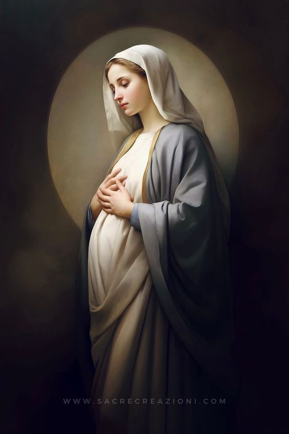 RaiosLuminosos's tweet photo. "Se a terra que Jesus pisou é santa, imagina o ventre que O gerou." 

Mãe de Nosso Salvador, rogai por nós! https://t.co/e8LaAk02xW