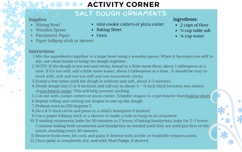 Keep little hands busy making Salt Dough ornaments! This simple recipe is perfect for keepsake handprints or ornaments for the tree. 🎄🤚💖