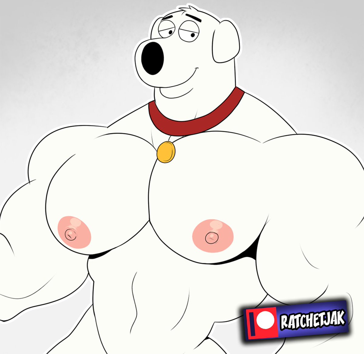 Some pretentious doggo beef lol 
patreon.com/posts/beefcake…
(Full Version + Variations!)

#Bara #BaraArt #Muscle #MuscleArt #AnthroMuscle #Anthro #BrianGriffin #FamilyGuy