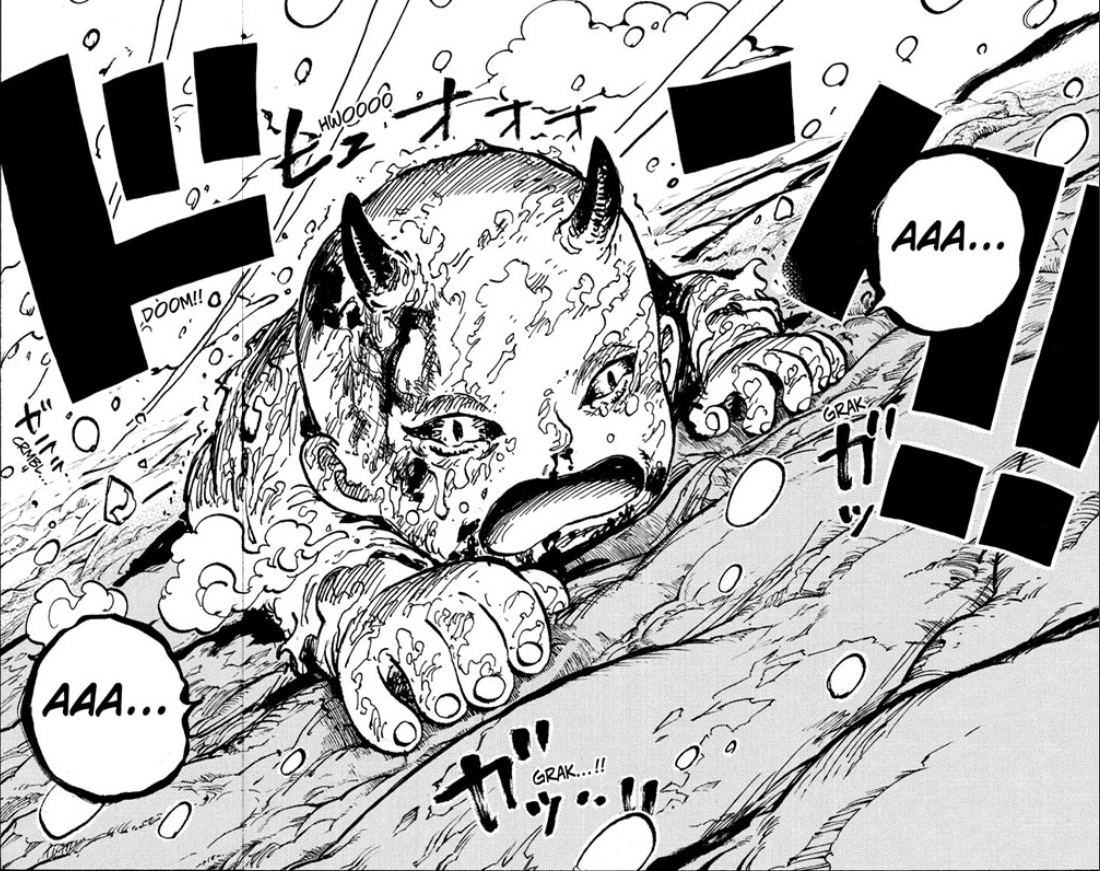 RomPieceG5's tweet photo. Left for dead at birth by his mother, loved only by his stepmom Ida, murdered. His hero Xebec slain, his father King Harald killed. He raged across the seas until Shanks chained him to the Adam Tree. Tortured by the Holy Knights, freed by the Sun God, Luffy. #Woki #onepiece1168 https://t.co/5Wd96XDbae