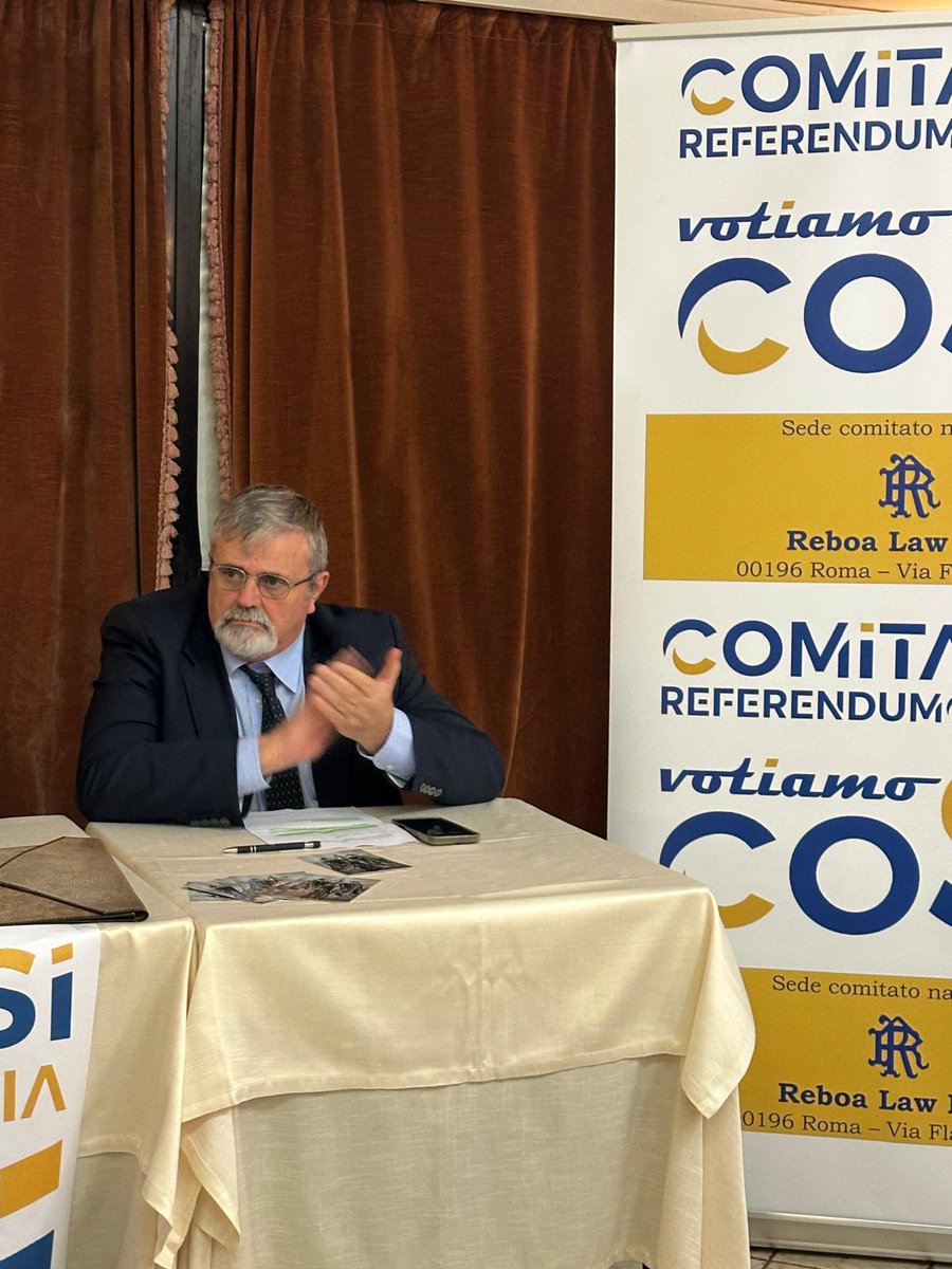 📍Stasera al convegno organizzato da Domenico Gramazio sul #referendum sulla #giustizia. Ho trattato il tema degli effetti della riforma anche sull’economia e sui #lavoratori.

🇮🇹 #Italia #UGL <a href="/UGLConf/">UGL Confederazione</a>