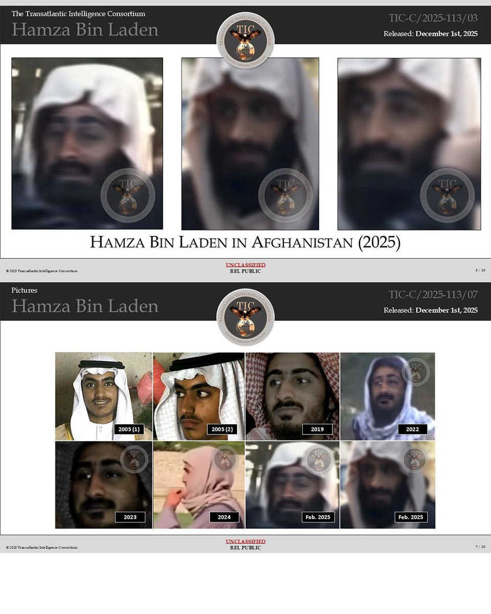 tanertimurr's tweet image. ABD ve Avrupa İstihbaratı, Usame bin Ladin&apos;in oğlu Hamza bin Ladin&apos;in hayatta olduğunu ve Afganistan İslam Emirliği&apos;nde yaşadığına dair veriler paylaştı. Paylaşılan fotoğrafın bu yıla ait olduğu belirtildi.

ABD daha önce Hamza bin Ladin&apos;i öldürdüğünü söylemişti.
