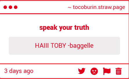 _Tococarnis's tweet image. BAGGELLE???? BAGEL????? 

tocoburin.straw.page