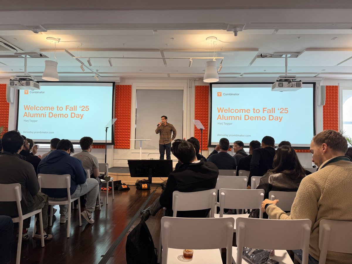Attending the @ycombinator alumni demo day in person for the first time  here in SF. Super energy and insane line up ahead! Crazy fact - #YC has  funded over 5,400 companies already