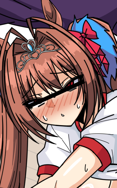 ダイワスカーレット(ウマ娘) 「馬」|むすかのイラスト
