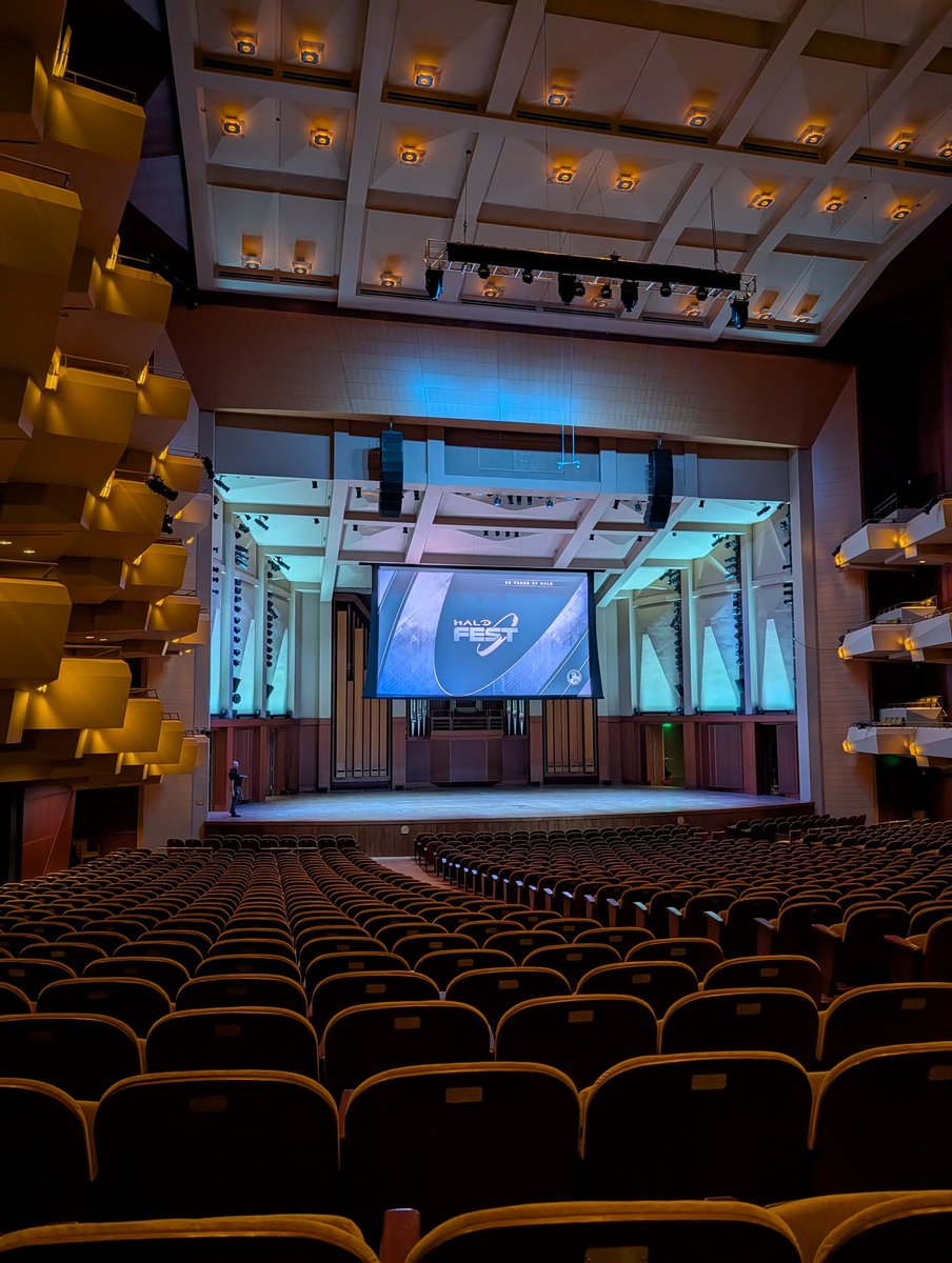 Doing a site visit for the Halo Fest Concert at <a href="/benaroyahall/">Benaroya Hall</a> today. We want to make this a magical night you'll never forget!