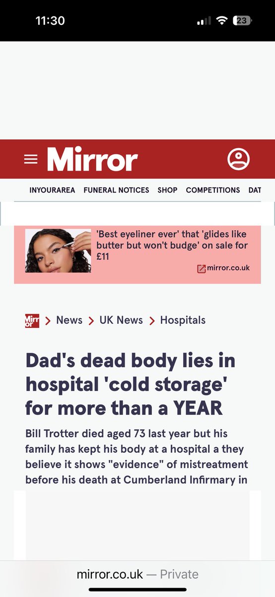 MikeTrottervrs's tweet photo. #justiceforbilltrotter #nhs #police #concealment @NCICNHS @NHSEnglandMedia @keepnhshonest @DailyMirror @dailystar @GBNEWS @SpotlightJustiz @DavidChange12 @DavidLuckyMe @ITVborder @newsandstar @CatalanDream @DHSCgovuk https://t.co/vwOH1FWXsQ
