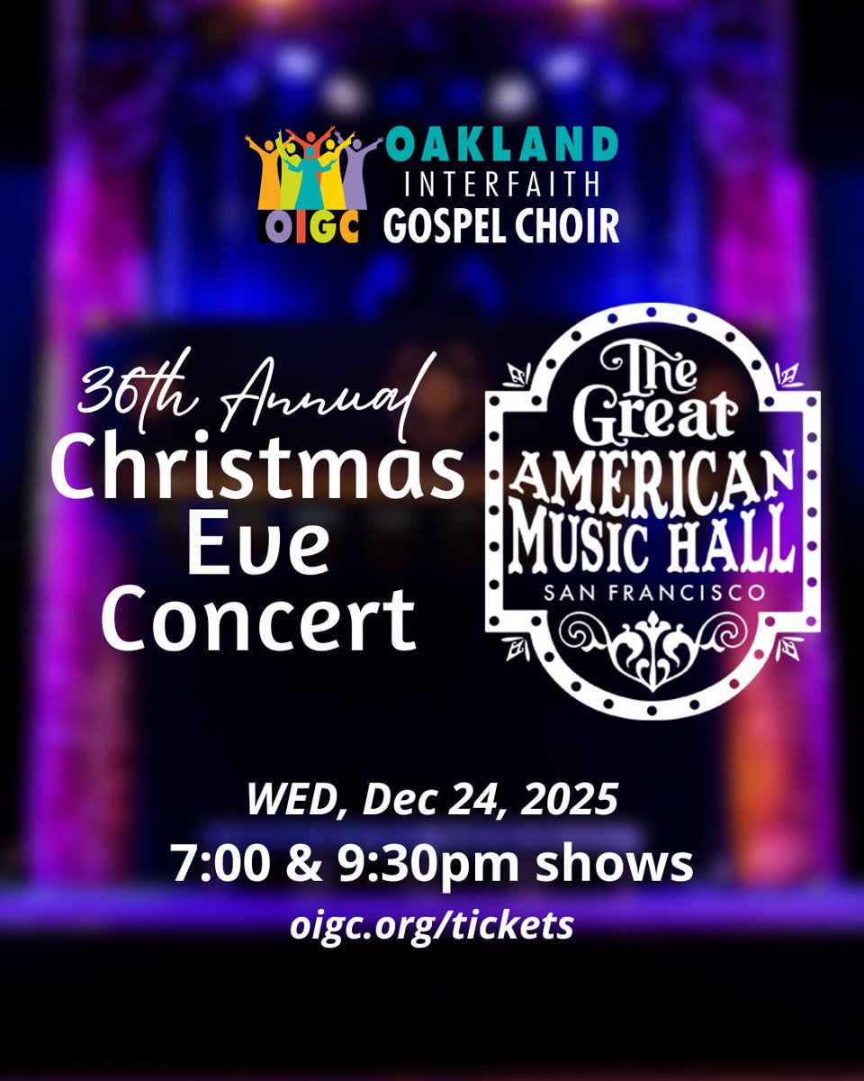 December is packed with music, celebration, and community - and it all starts THIS WEEKEND with our Holiday Concert: Hope In Harmony at the Paramount Theater ❤️

Get your tickets and full event info at oigc.org/holiday 💜