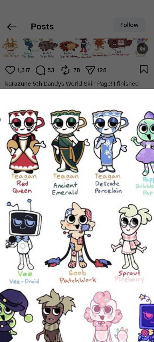 Marmalad3e's tweet image. i love these concept skins  it makes me have heart shape eyes 😍

#dandysworld #teagan